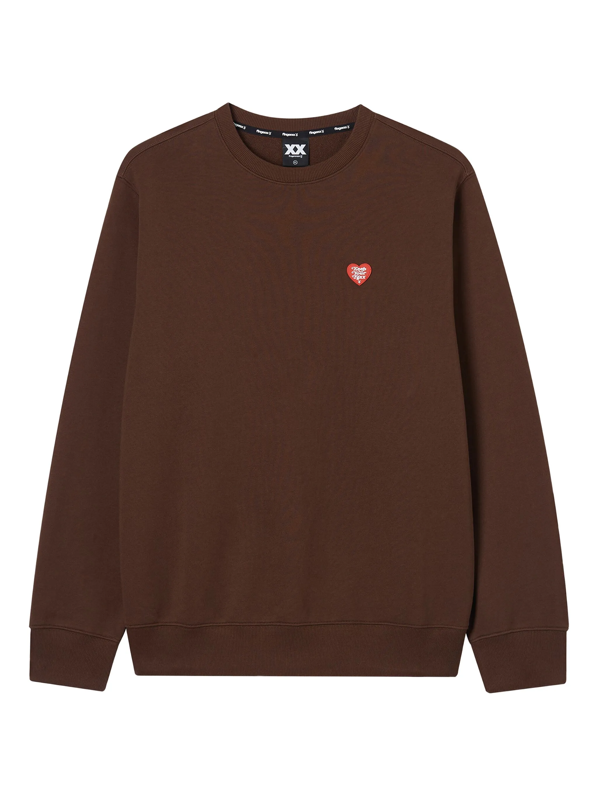 

Толстовка с вышивкой Fingercroxx, коричневый