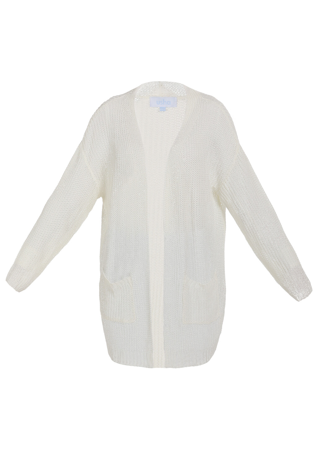 

Толстовка usha BLUE LABEL Strickmantel, белый