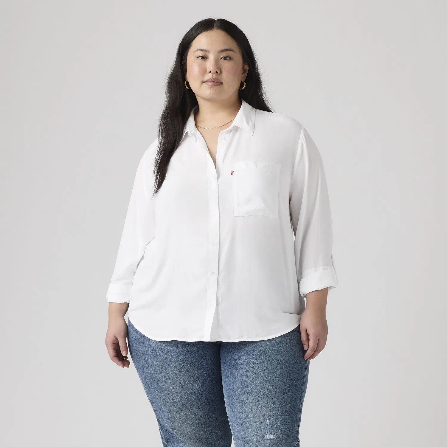 Рубашка Darlene (большого размера) Levi's, White — фото 3