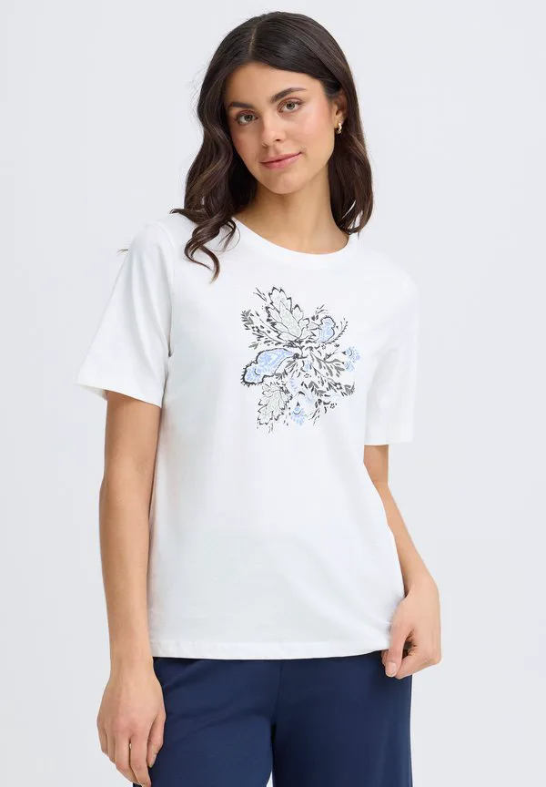 

Футболка с принтом frfelicia 1 Fransa, Whisper White Multi, Белый, Футболка с принтом frfelicia 1 Fransa, Whisper White Multi