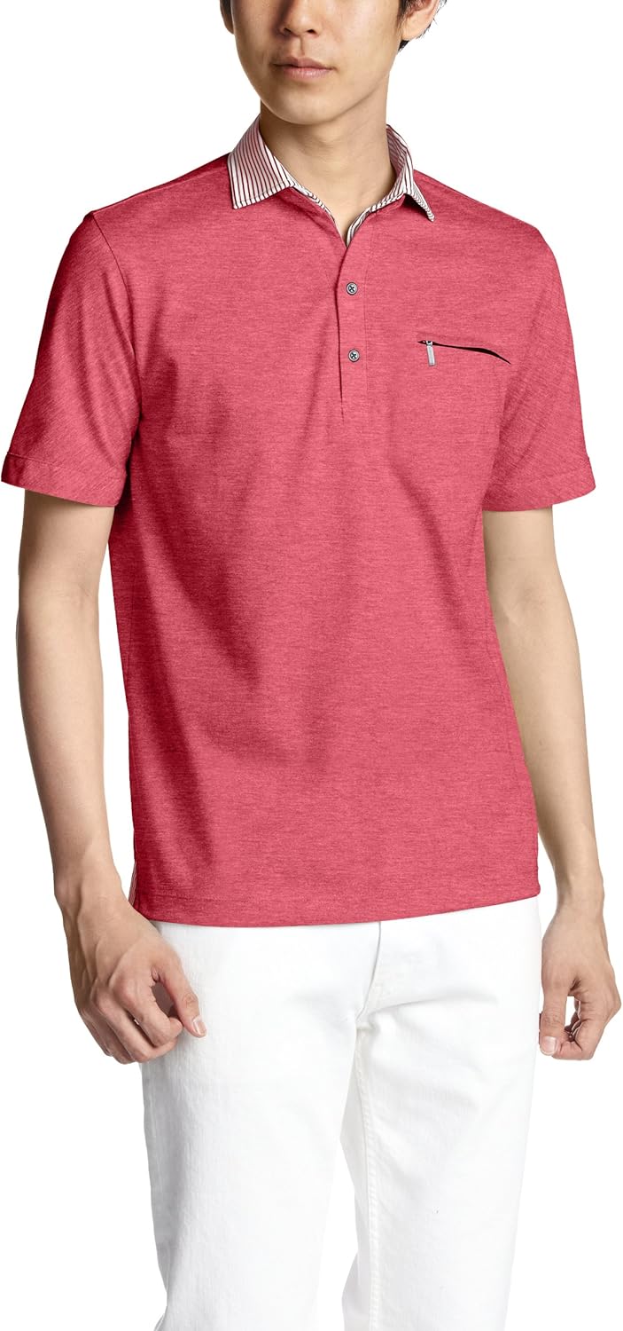 

Поло-рубашка в полоску «Интермеццо» Intermezzo, красный