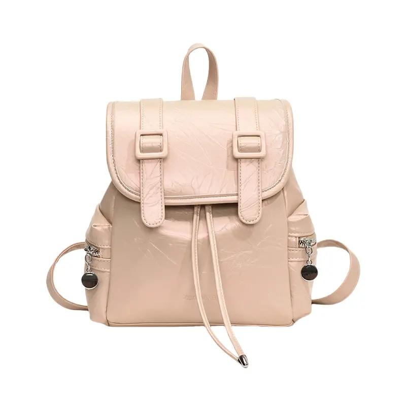 

NOMK Женский рюкзак из полиуретана обычного размера разноцветный, Pearl Pink