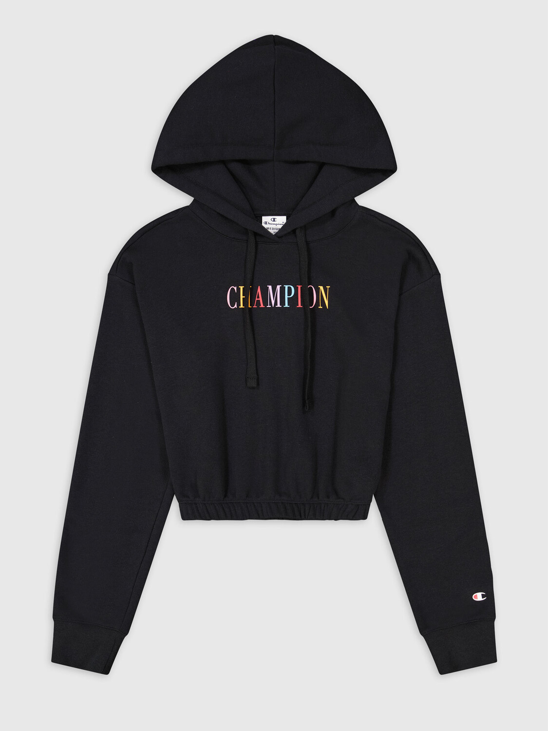 

Толстовка Champion Hooded Crop Top, черный