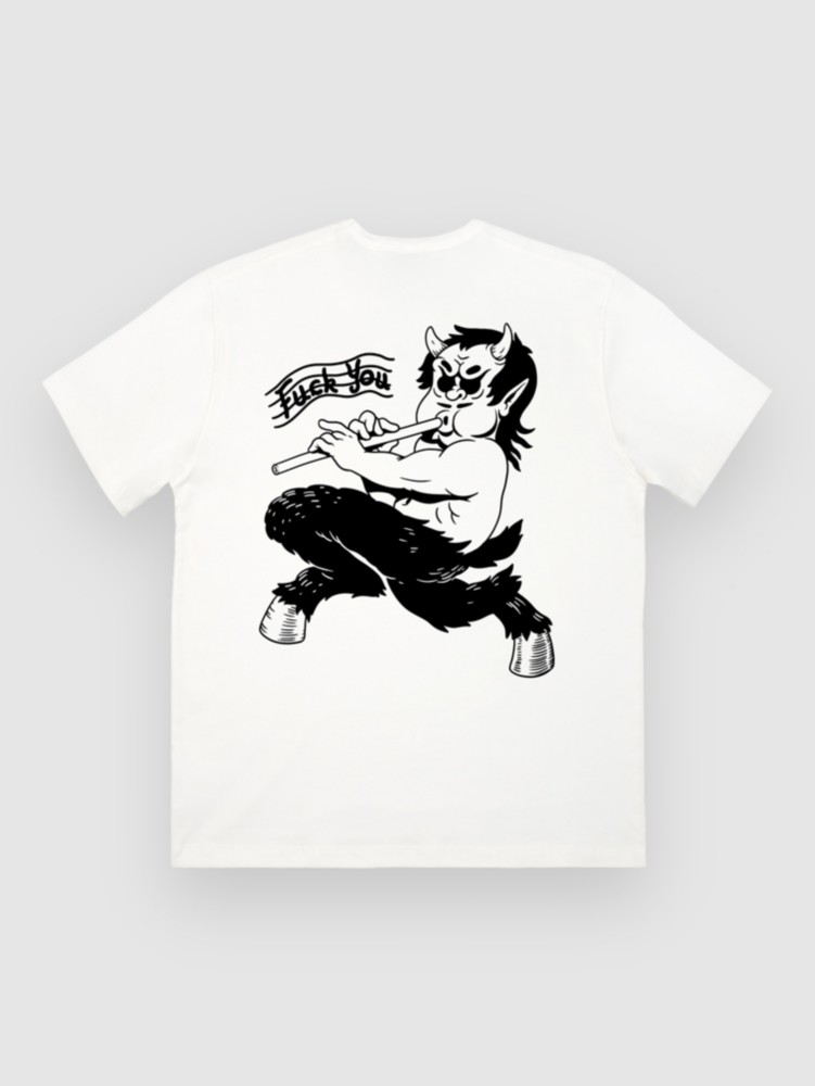 

Футболка The Dudes Pan Seasonal T-Shirt, white, Белый, Футболка The Dudes Pan Seasonal T-Shirt, white