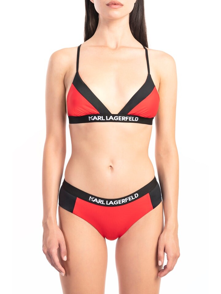 

Верх бикини Karl Lagerfeld Oberteil, цвет rot/schwarz