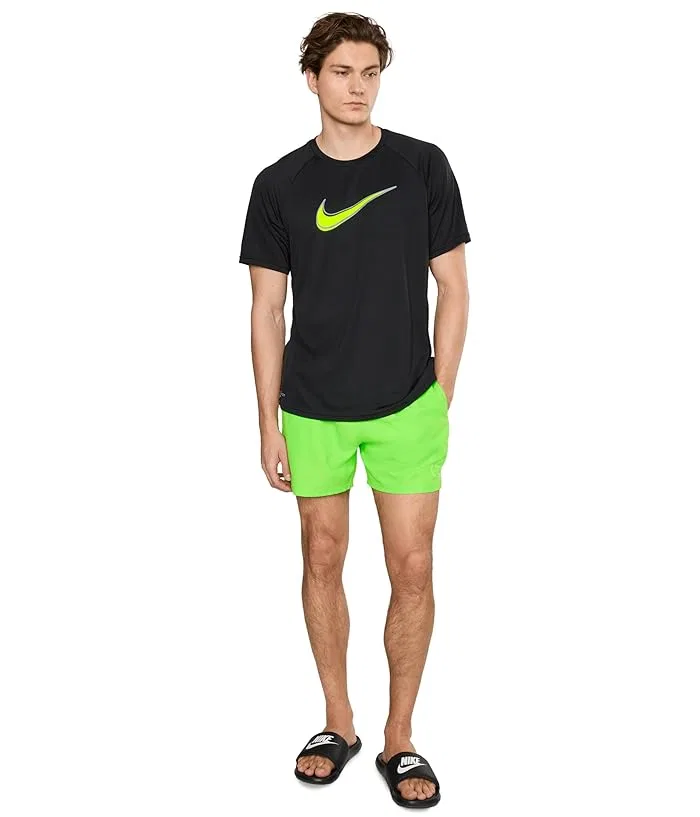 Футболка Nike Hydroguard Outline Swoosh Dri-FIT UV с коротким рукавом, Black — фото 2