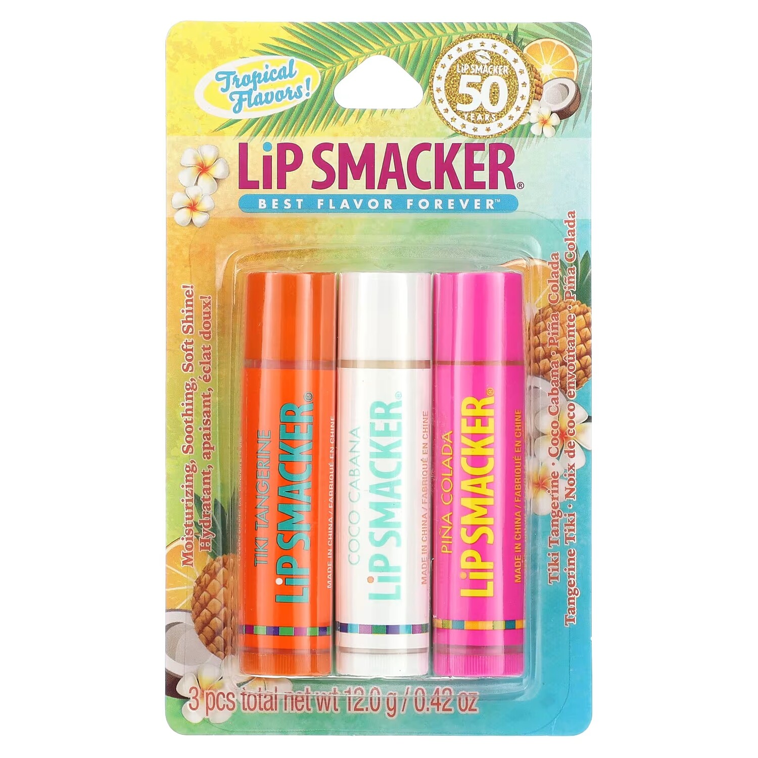 Бальзам для губ Lip Smacker иропические ароматы — фото 2
