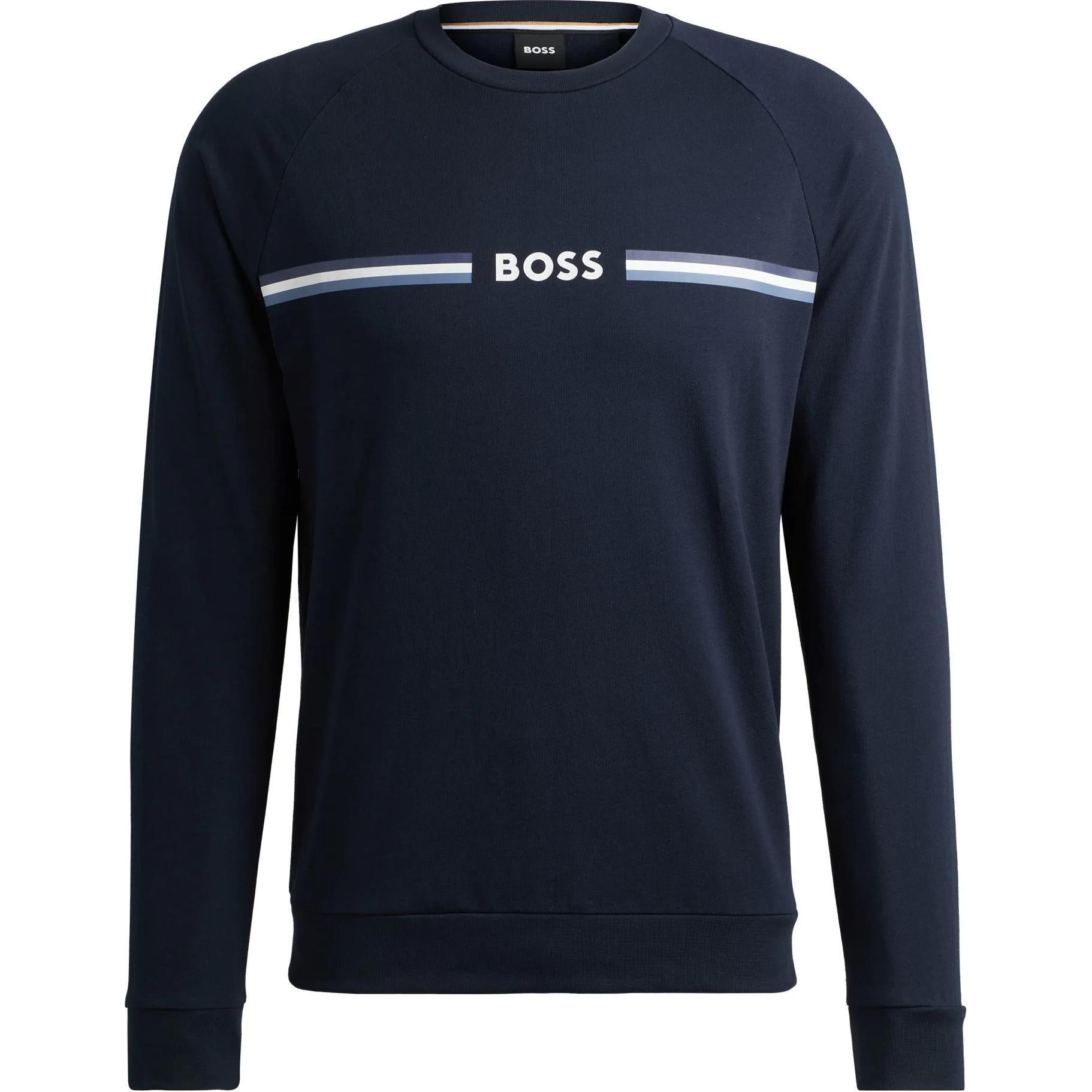

HUGO BOSS Мужская толстовка SS24, темно-синяя