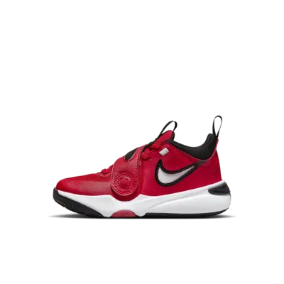 

Кроссовки Nike Team Hustle D 11, цвет University Red/White/Black