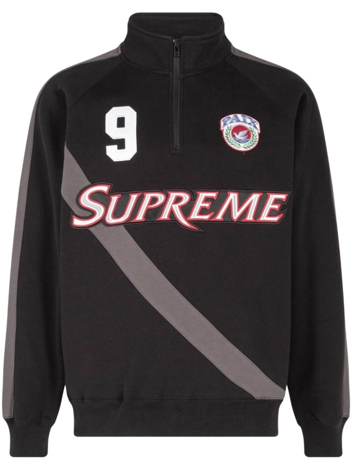 

Supreme толстовка Equipé с аппликацией логотипа, черный