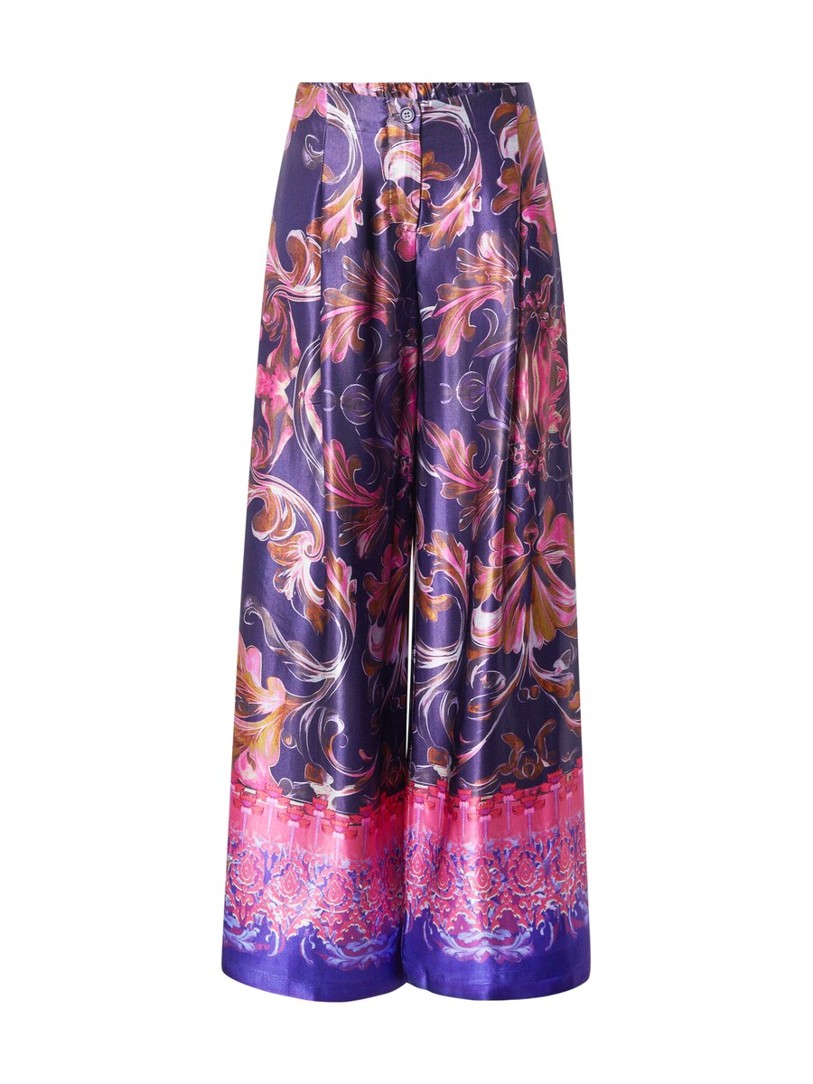 

Широкие брюки со складками спереди miss goodlife Happy Blue, Purple/violet