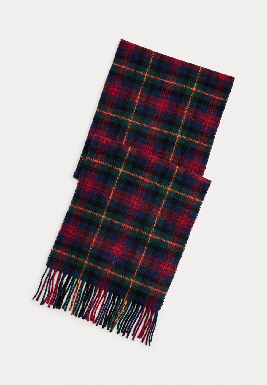 

Шарф Polo Ralph Lauren TARTAN FRINGE WOOL SCARF, Red/Multi/Red