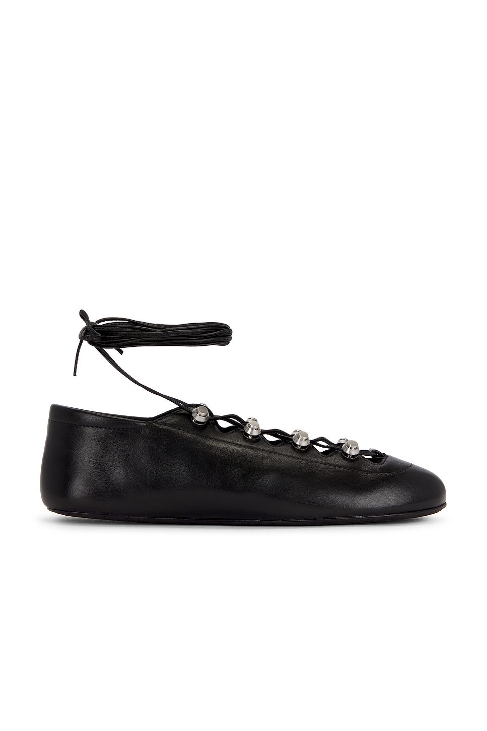 Vyolette Lace Up Балетки Alexander Wang, Black