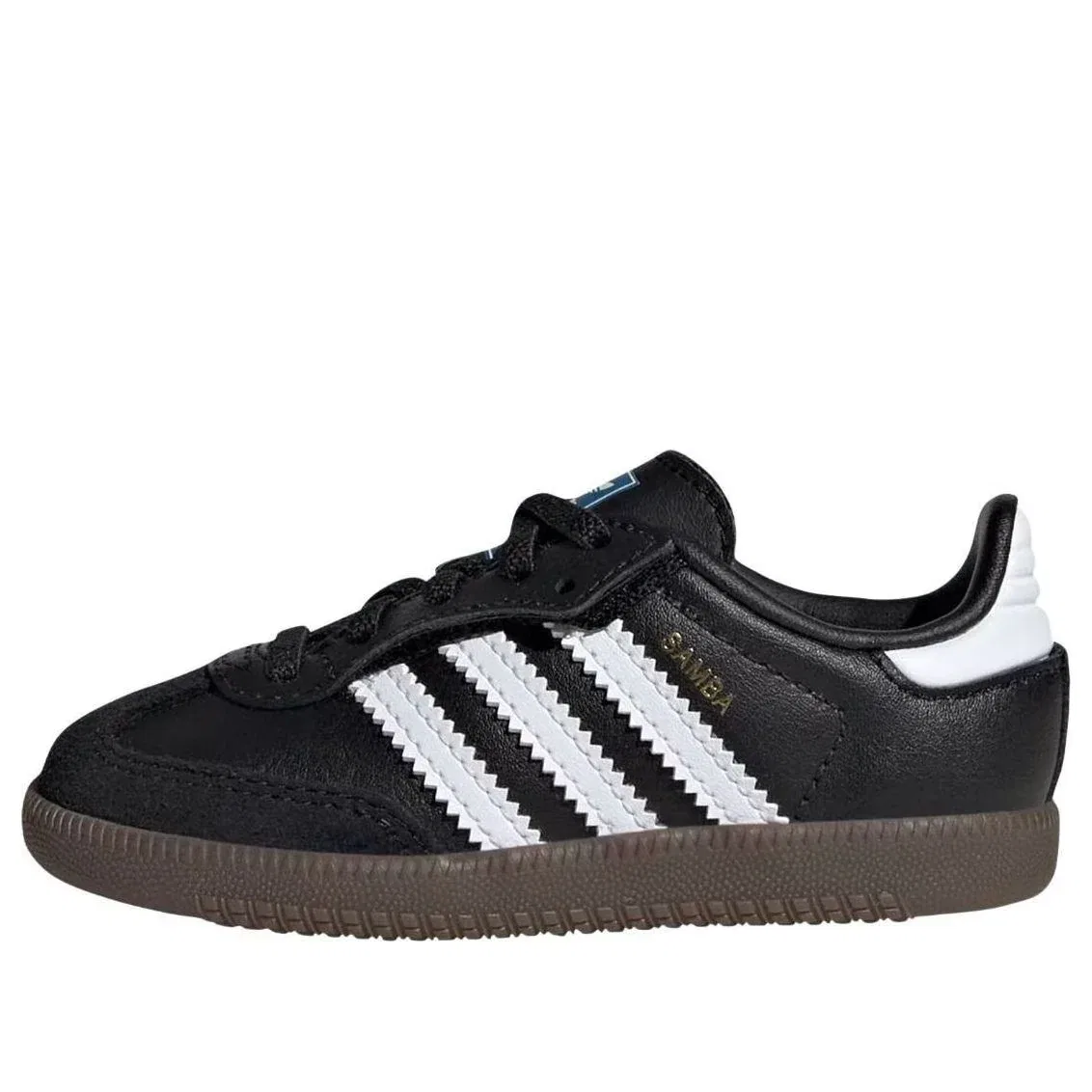 Кроссовки Adidas Samba OG Elastic Lace 'Black White' JQ3192, черный