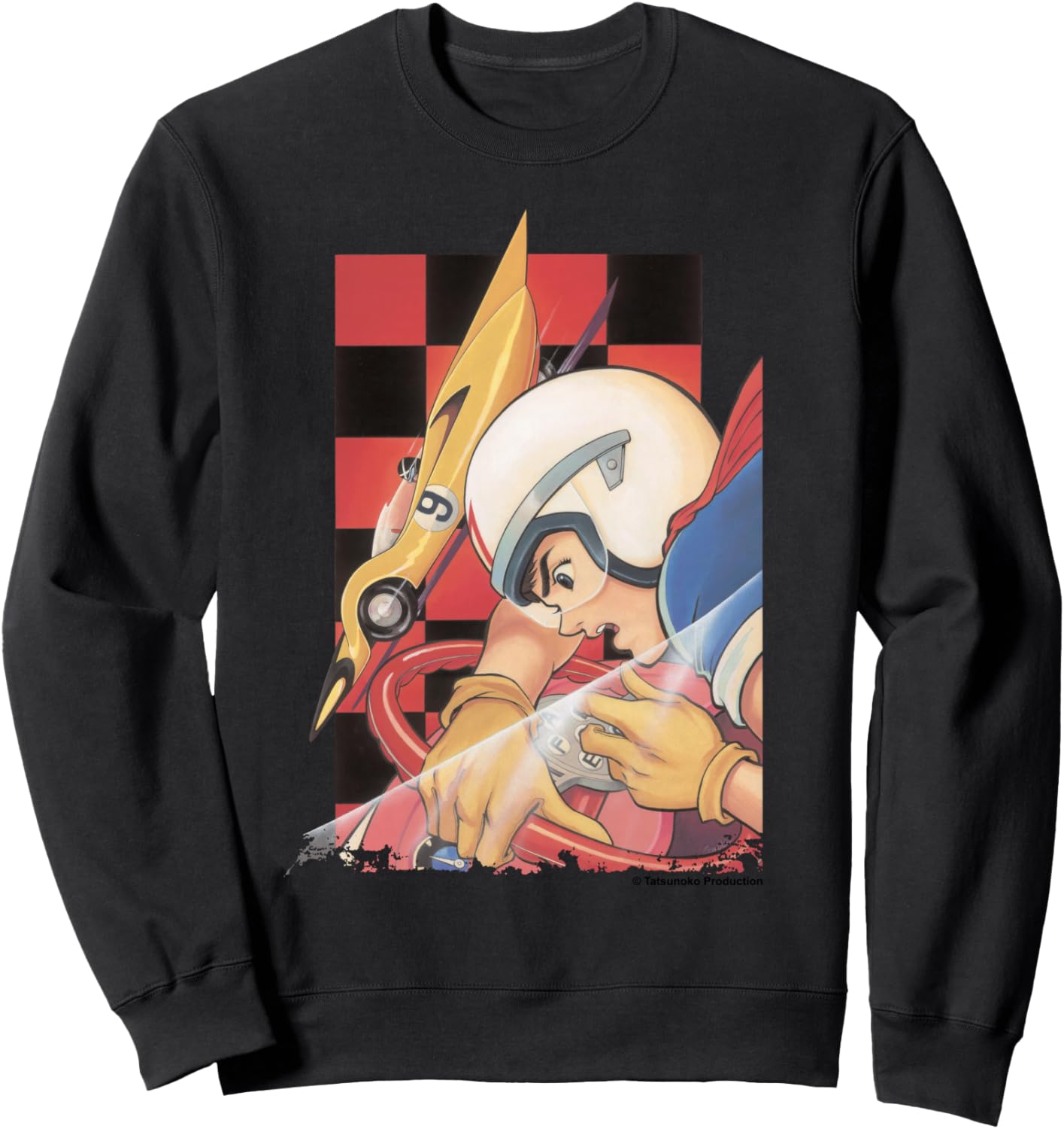 

Толстовка в клетку Манга Спид Рейсер, черная Manga