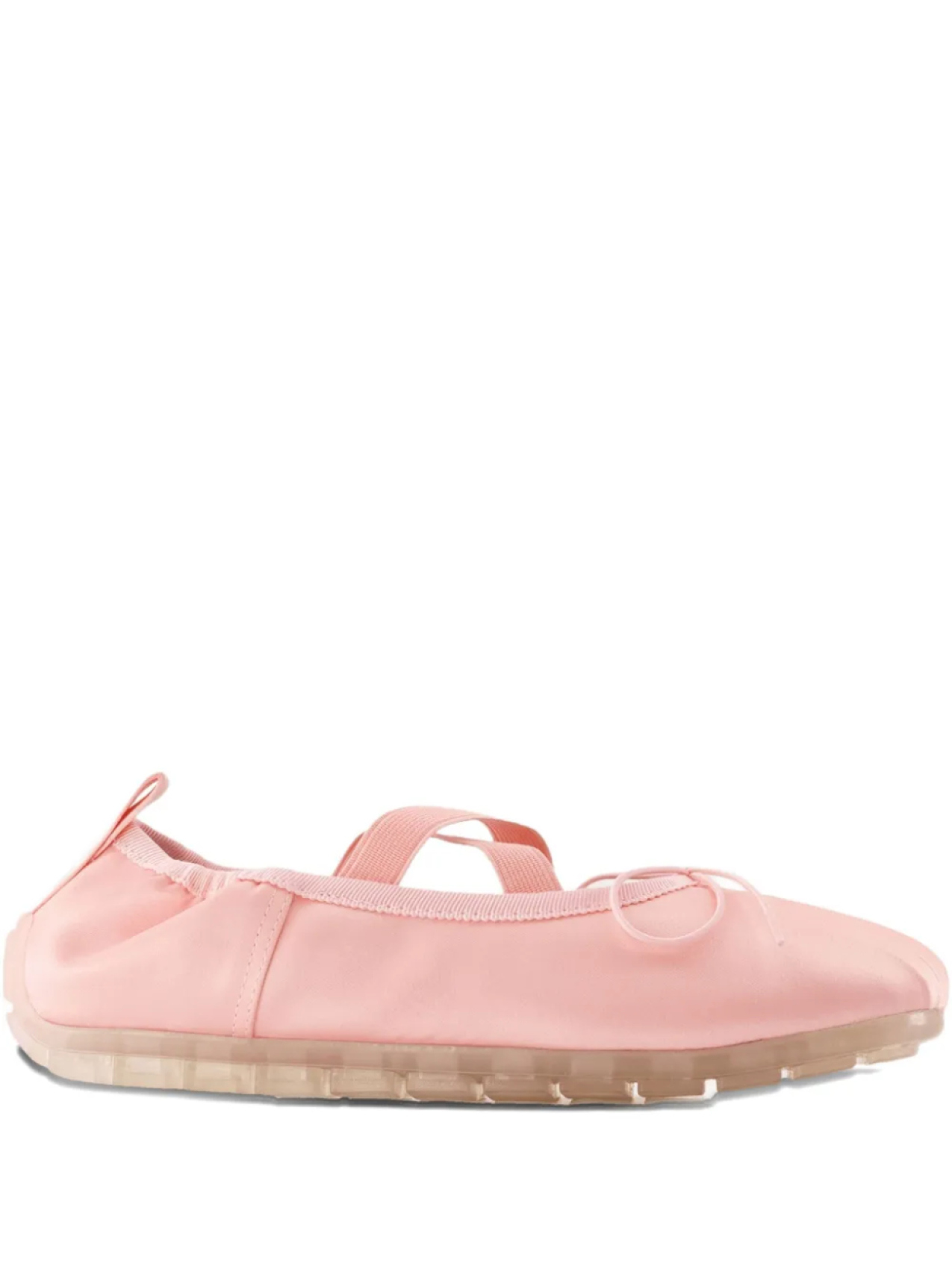 Simone Rocha атласные балетки, розовый