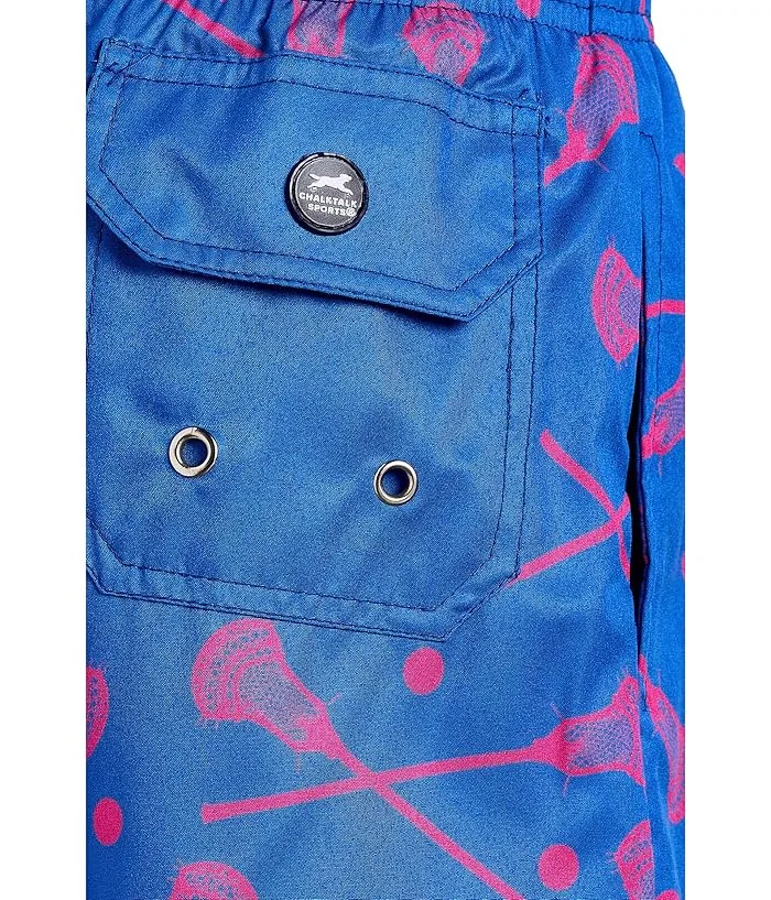 Плавки для мальчиков с принтом лакросс Guys Lacrosse Swim Trunks ChalkTalk SPORTS, Multicolor — фото 3