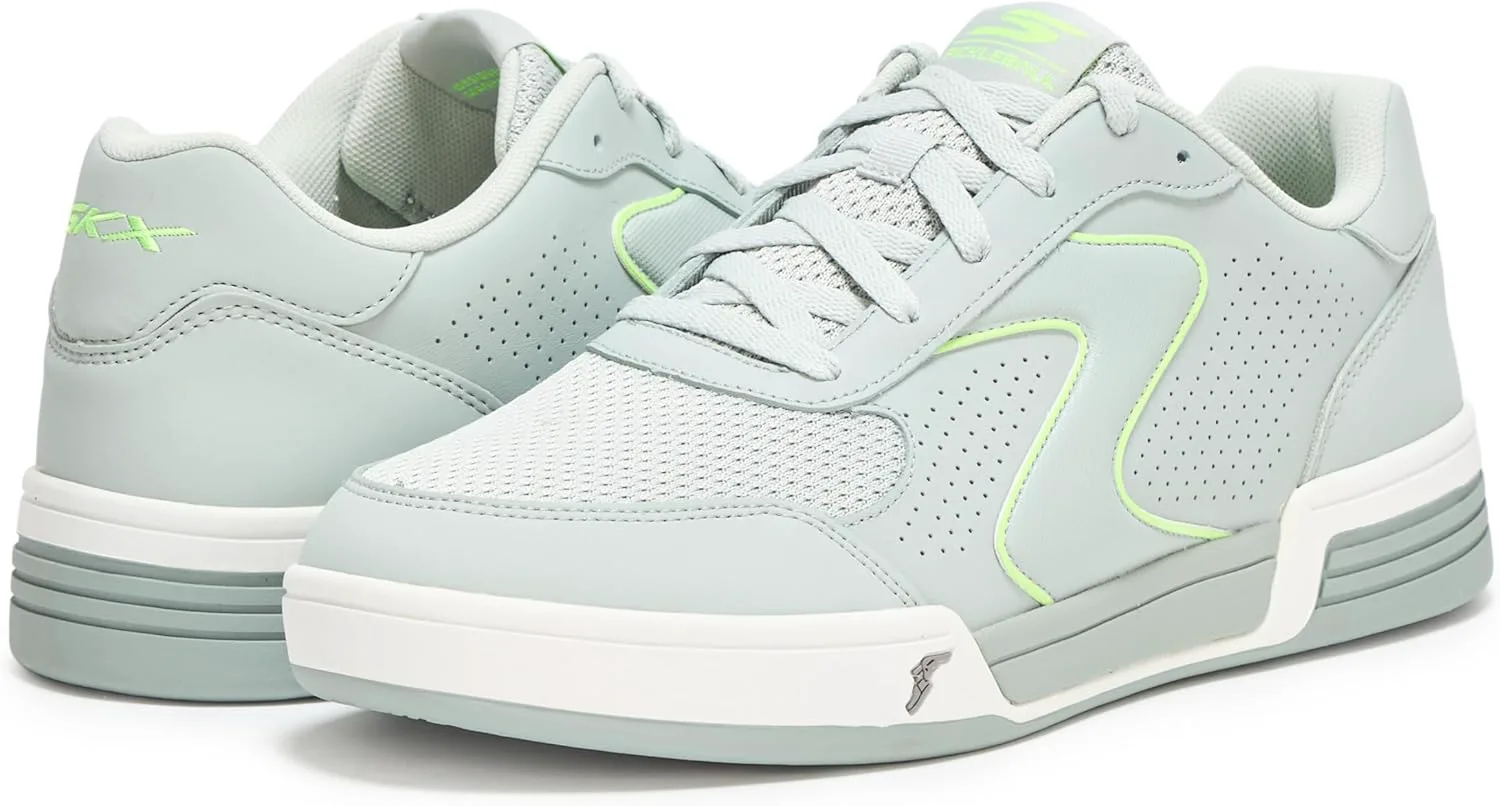 Кроссовки Skechers Viper Court для мужчин - спортивная обувь для игры в пинг-понг и pickleball с поддержкой свода стопы, для использования внутри и на улице, серый — фото 3