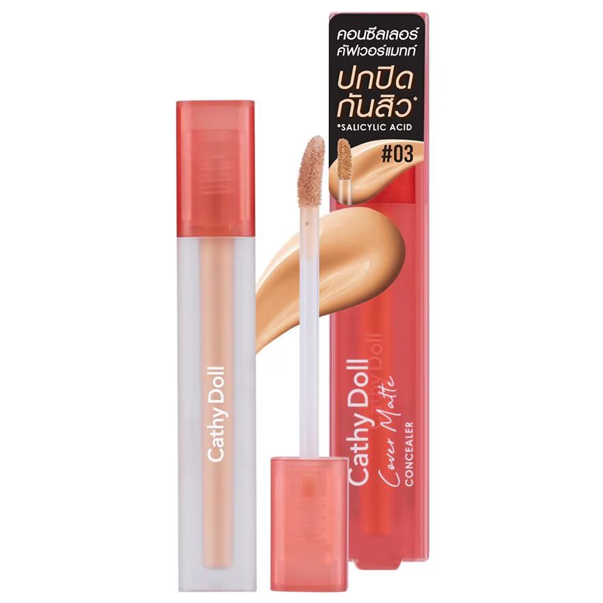 

Cathy Doll Консилер Cover Matte Concealer 2,4г. 03 Medium Beige, Medium Beige