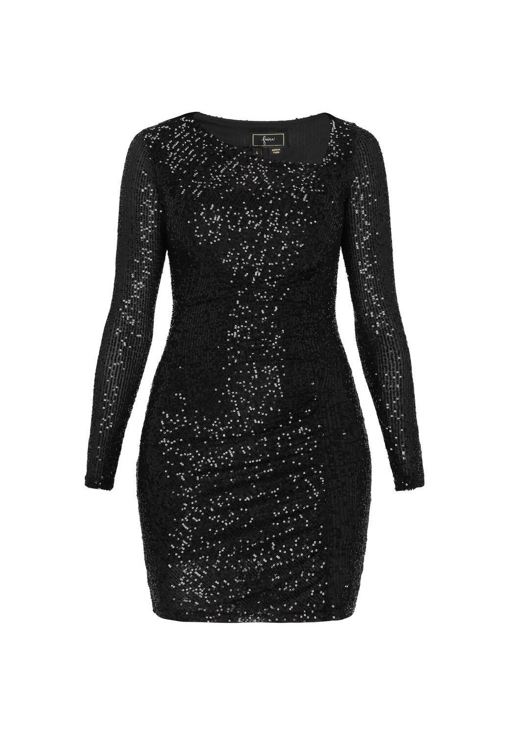 

Faina Коктейльное платье в черном цвете