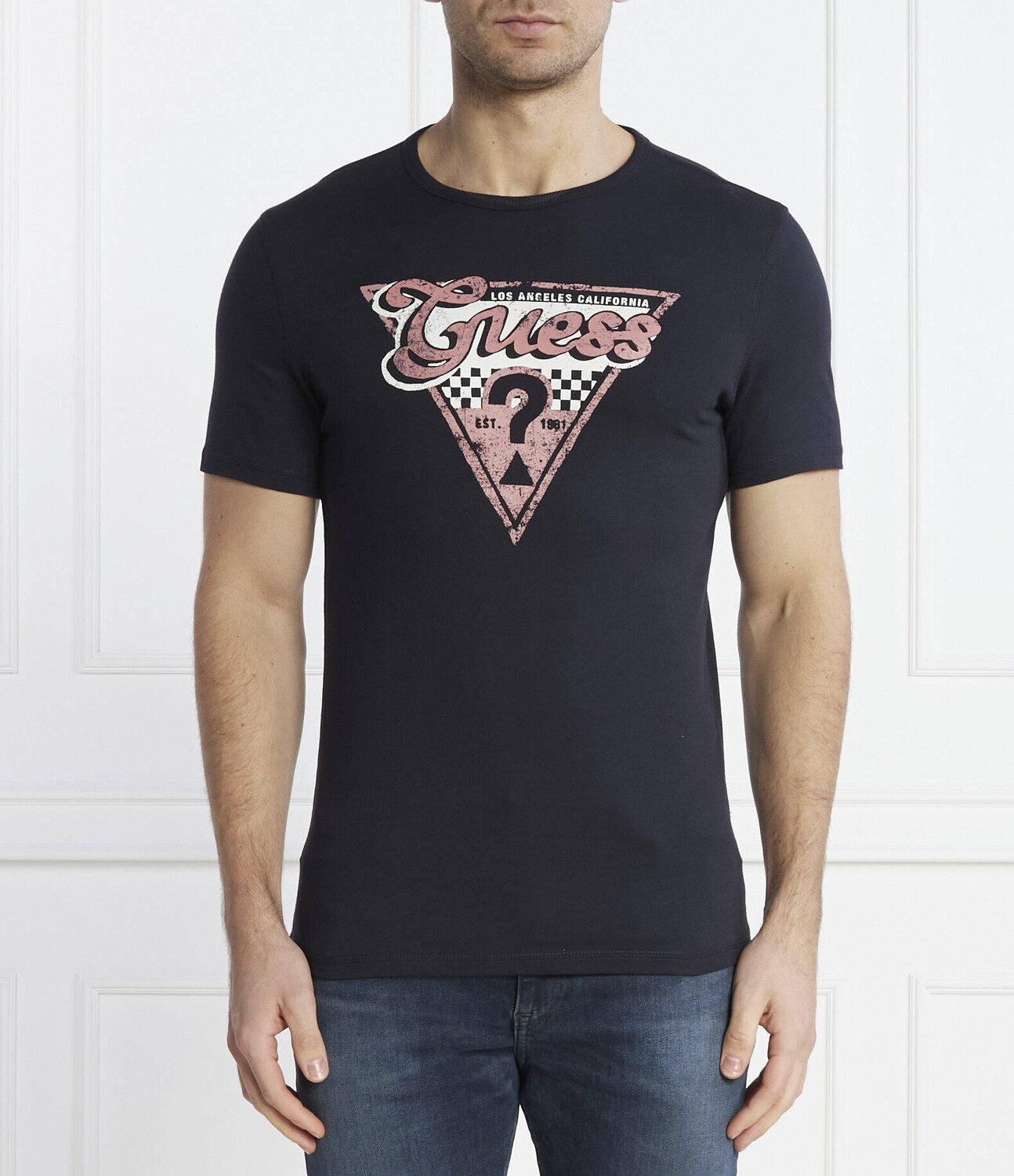 

Футболка GUESS Regular Fit, темно-синий