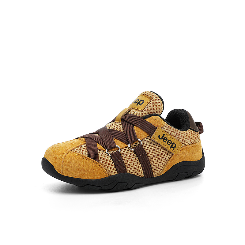 Кроссовки Breathable Lightweight Shock Absorbers Thermal Quiet Low top Kids Lifestyle Shoes Kids' Jeep, Lemon — фото 4