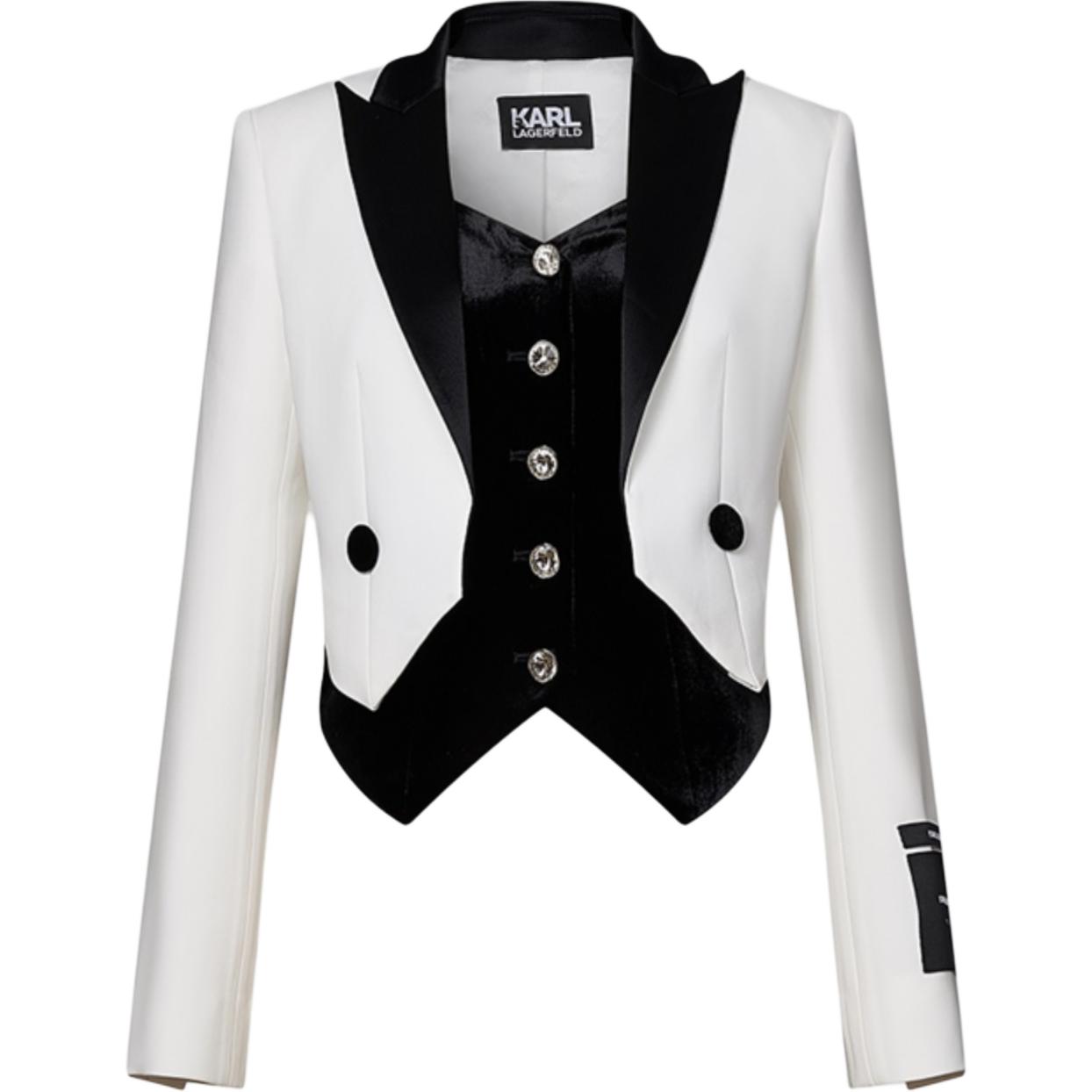 

KARL LAGERFELD / Karl Lagerfeld Jeans Деловой пиджак KARL LAGERFELD женский белый, White