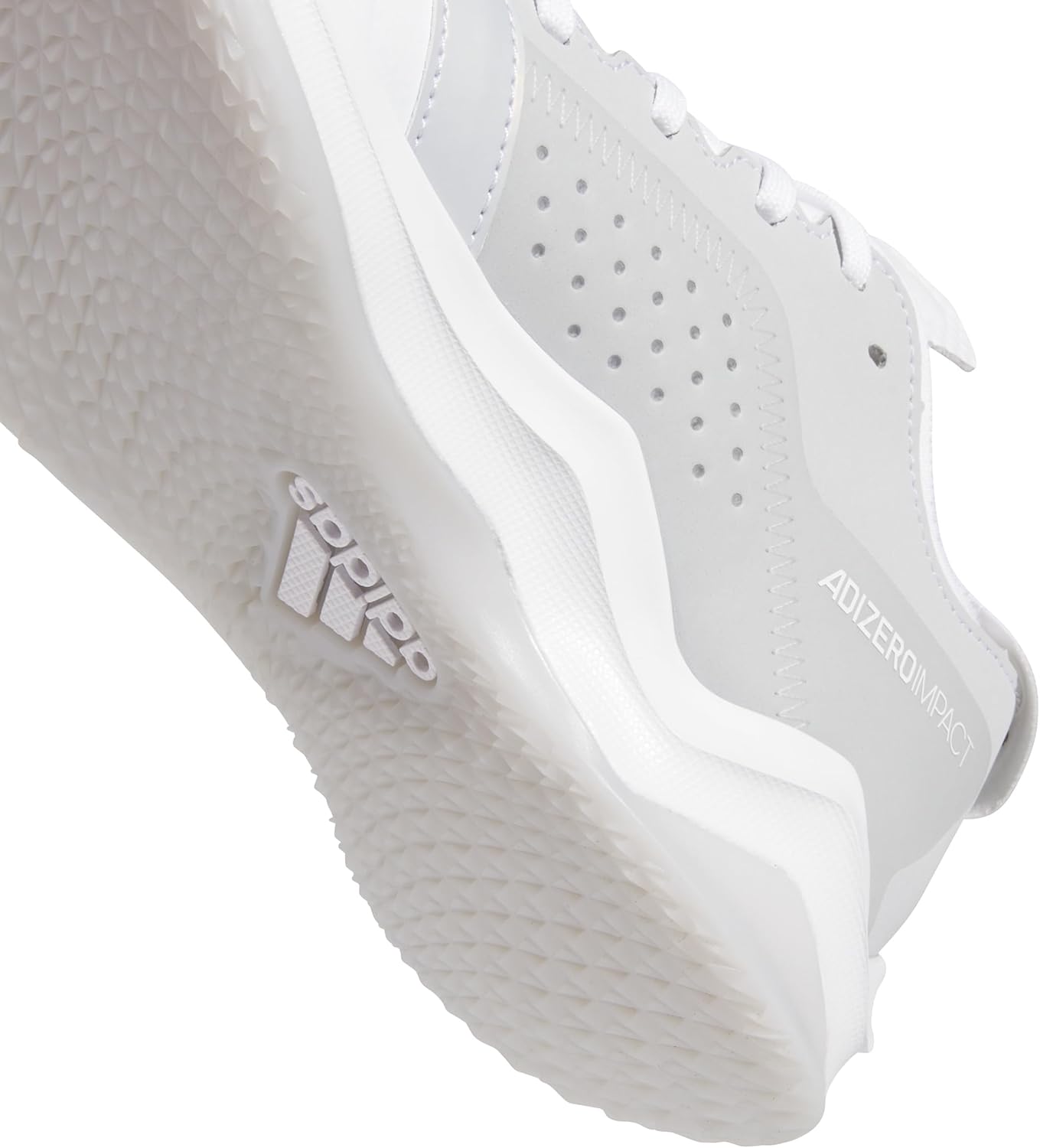 Бейсбольные кроссовки Adidas Boys Adizero Impact Turf, белый/черный — фото 3