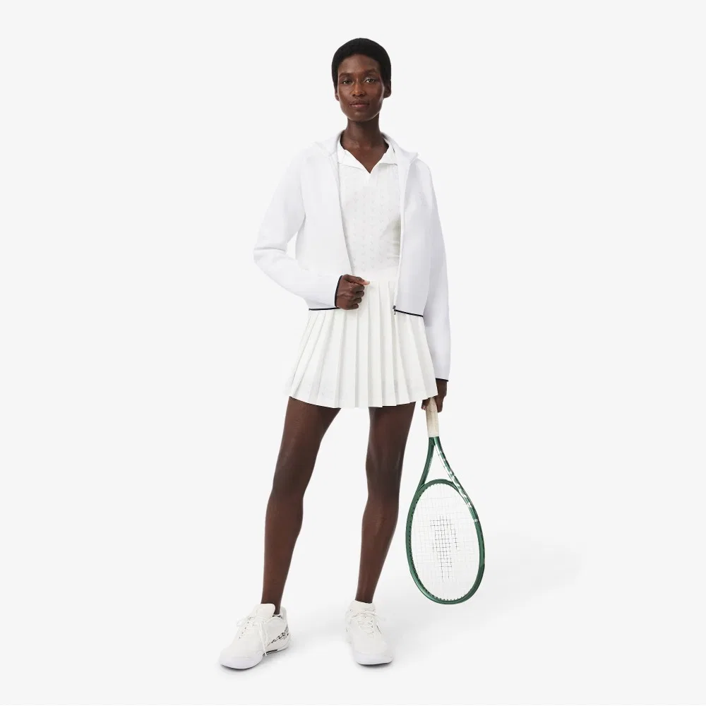 Толстовка Lacoste Heritage, белая — фото 4