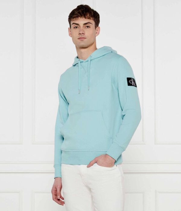 

Свитер с значком Regular fit Calvin Klein Jeans, бирюзовый