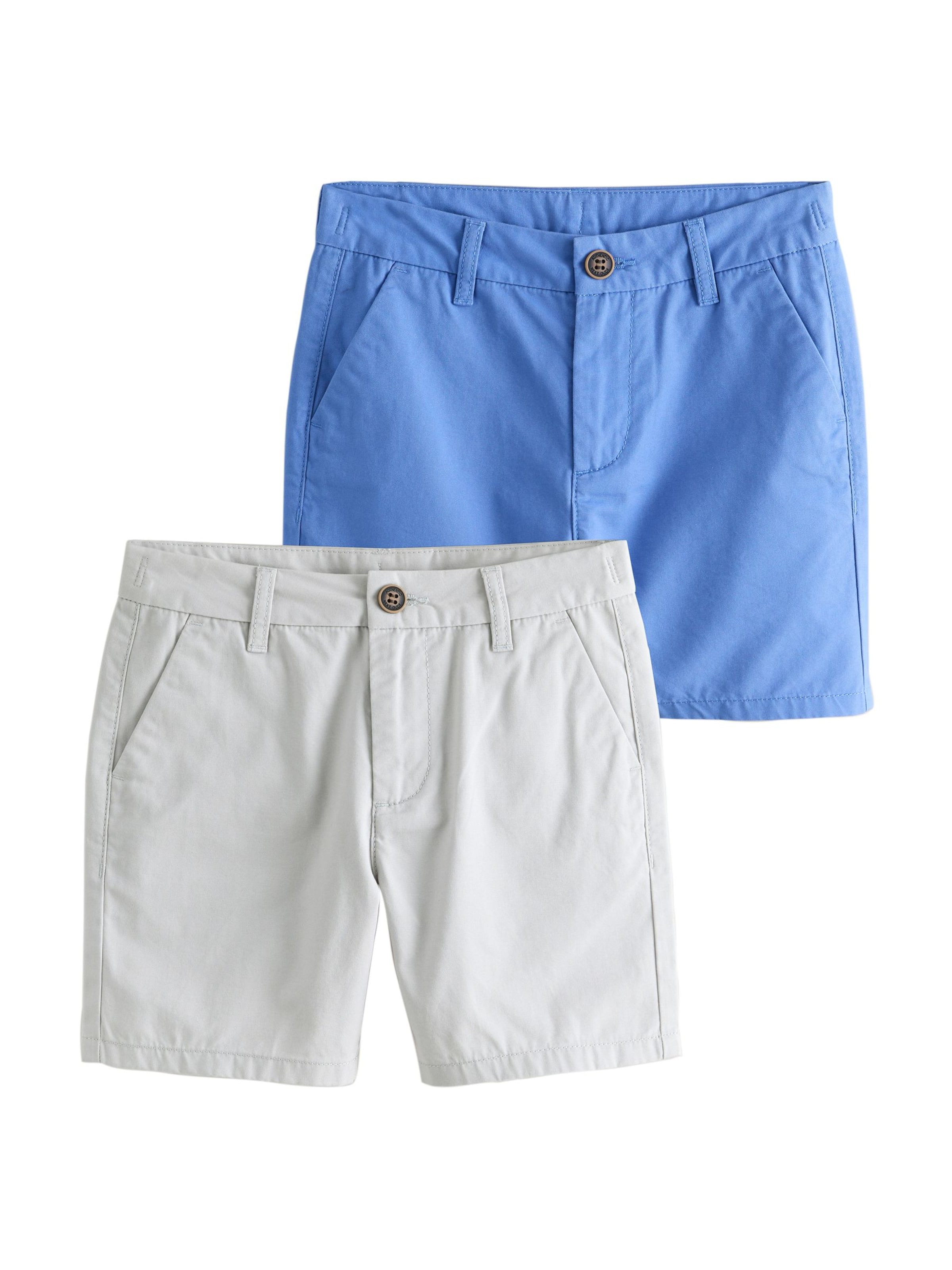 Next Шорты Regular в цвете Blue, Light Grey