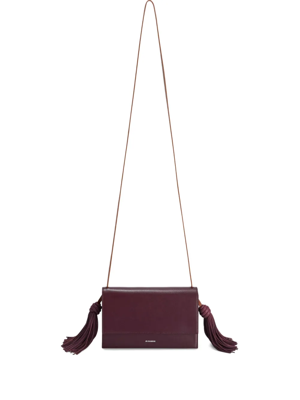 

Сумка через плечо с кисточкой JIL SANDER, красный