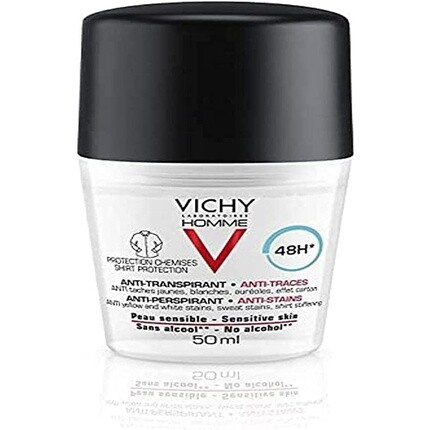 

Шариковый дезодорант-антиперспирант Homme 48H, 50 мл, Vichy