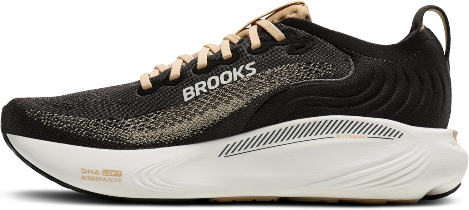 Мужские кроссовки Brooks Adrenaline GTS 25 для бега и ходьбы с поддержкой, Phantom/Starfish/Coconut — фото 2
