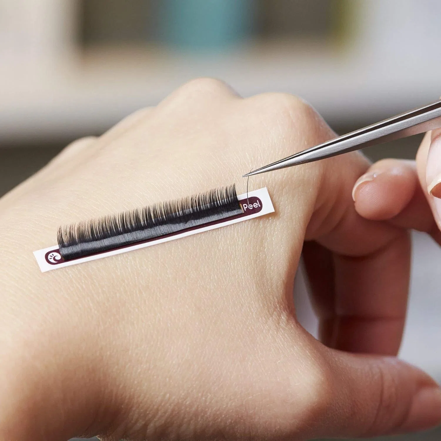 Плоские шелковые ресницы для наращивания «Flat Lashes C Curl», 0.15 мм, 10 мм Wimpanista — фото 4