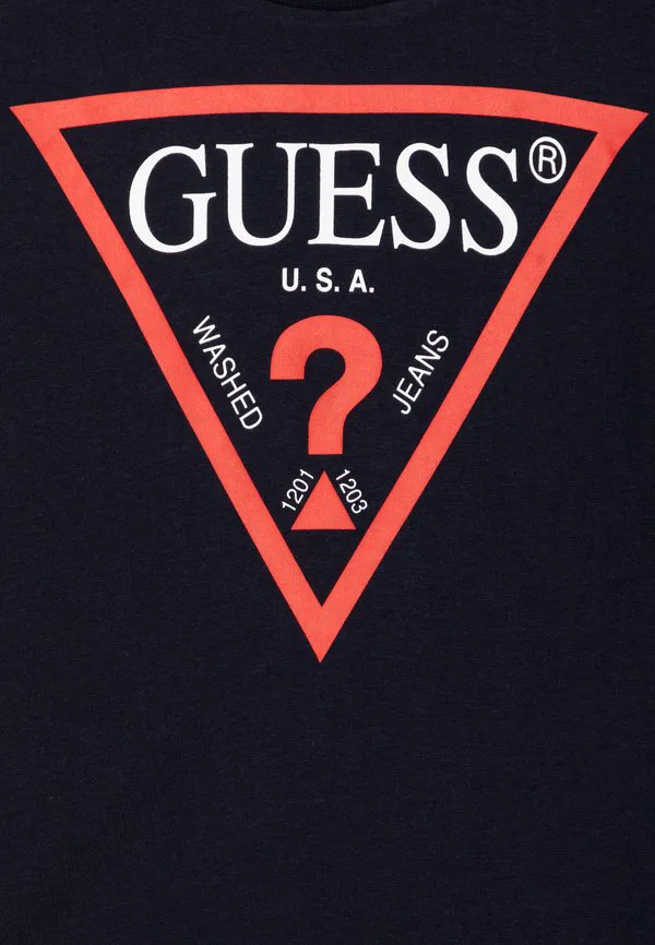 Детская футболка с длинными рукавами Guess, Smart Blue — фото 4
