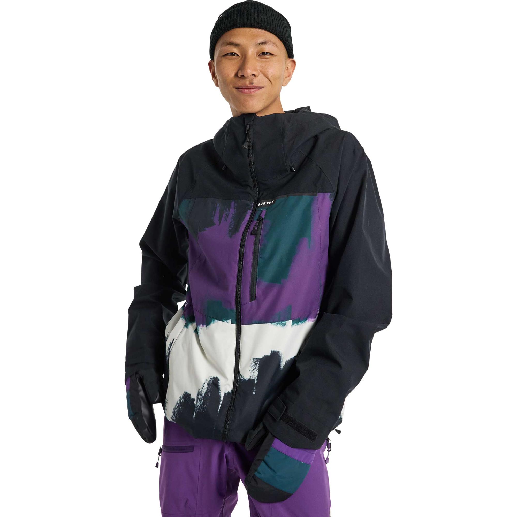 

Мужская зимняя куртка Lodgepole 2L Burton, True Black/Forest Chalk