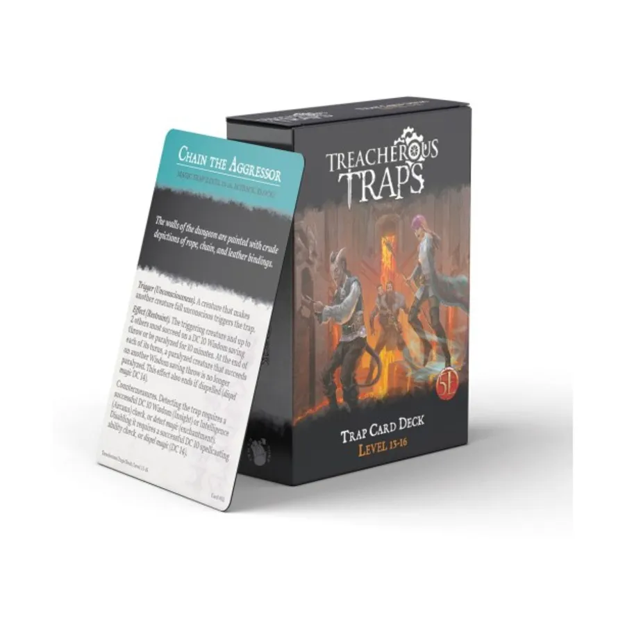 

Бокс-сет Treacherous Traps Deck - Level 13-16, Game Master's Toolbox (5e)