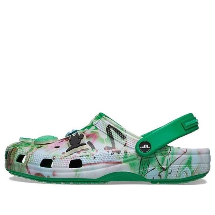 

Сандалии Crocs x Futura Laboratories Classic Clog 'Green Ivy', разноцветный