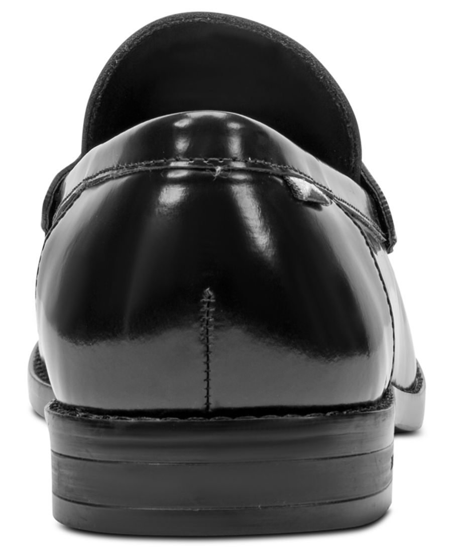 Мужские повседневные лоферы Paco без шнурков Kenneth Cole New York, Black Leather — фото 3