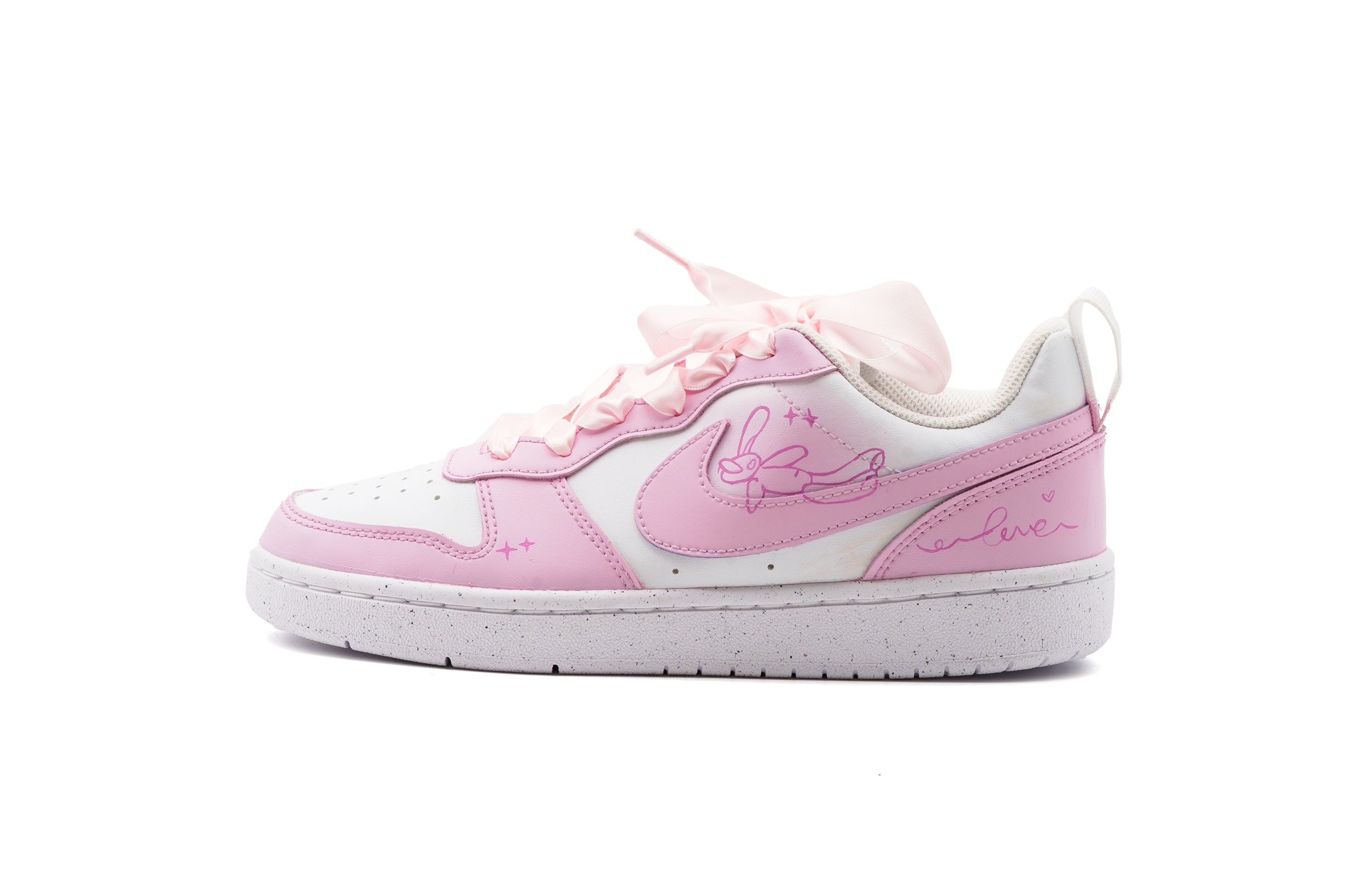 

Детские скейтерские кроссовки Court Borough для младших школьников Nike, розовый