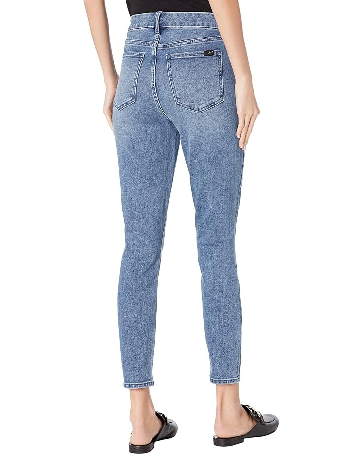 

Джинсы JEN7 High-Waist Ankle Skinny in Malaga, цвет Malaga