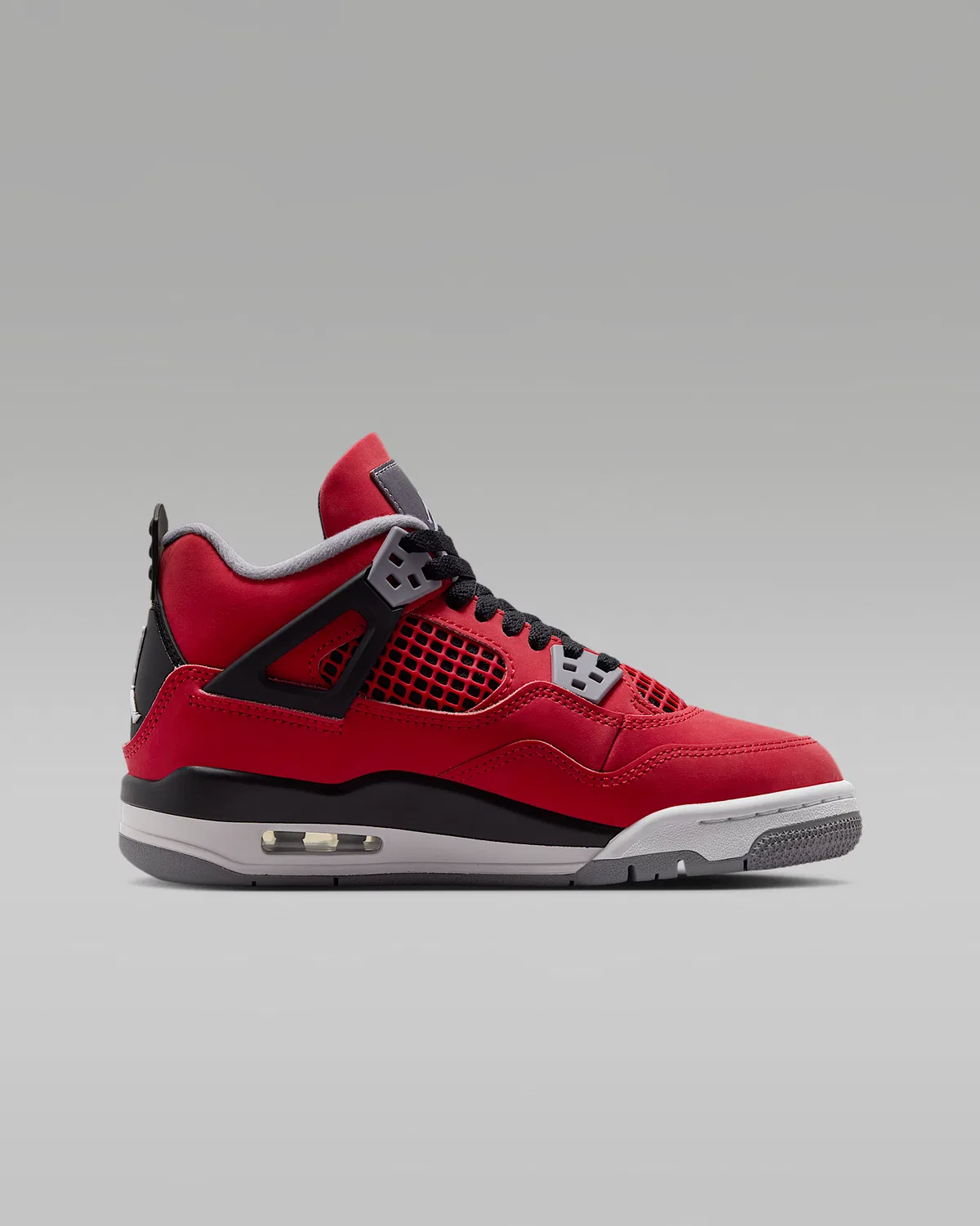 Кроссовки Air Jordan 4 "Toro" для старших детей, Fire Red/Black/Cement Grey/White — фото 3