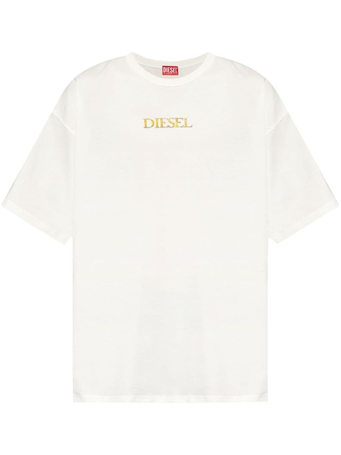 

Diesel футболка из хлопка с логотипом, нейтральный цвет