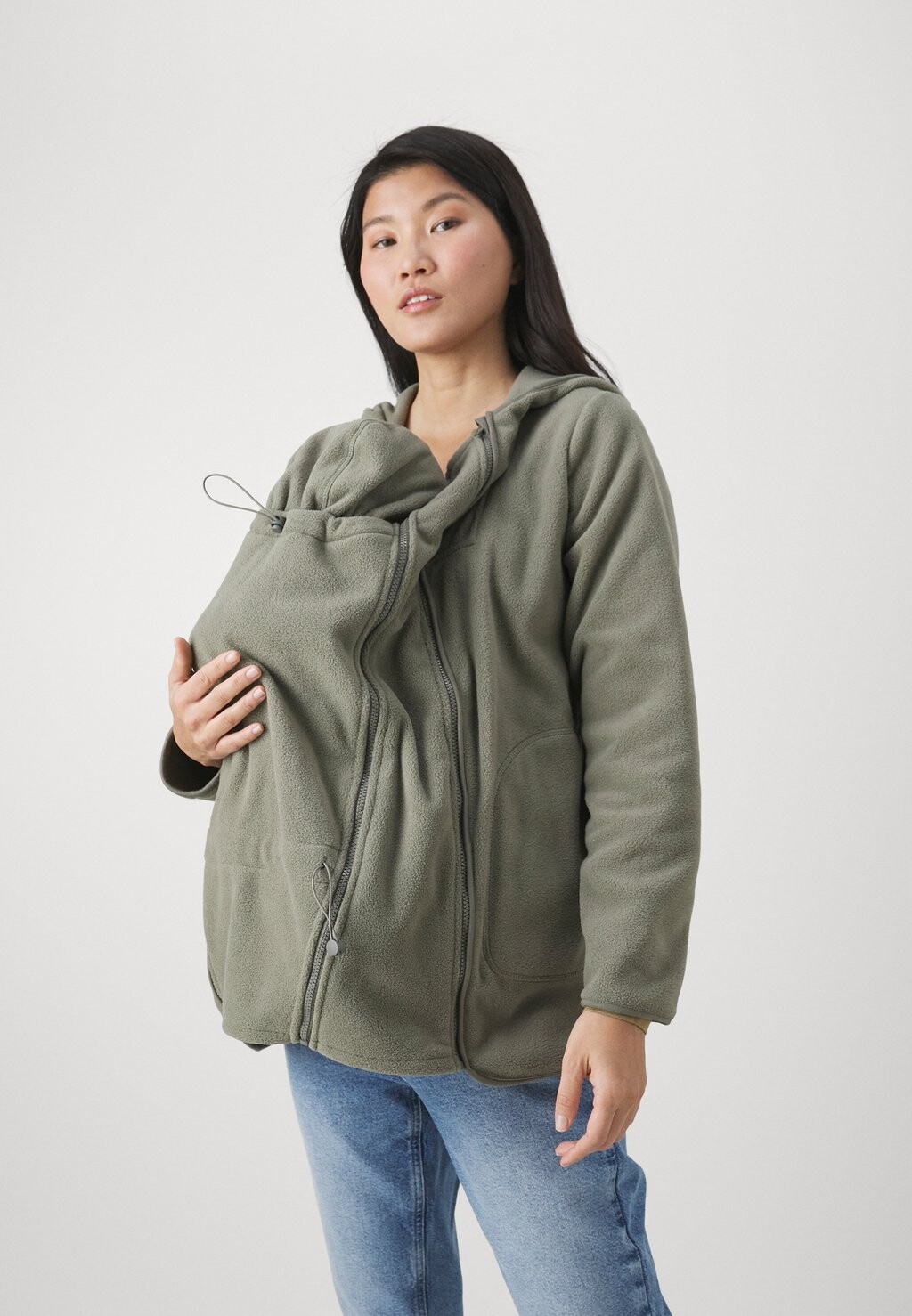 

Флисовая куртка Mlmille Куртка 3 В 1 MAMALICIOUS, цвет vetiver