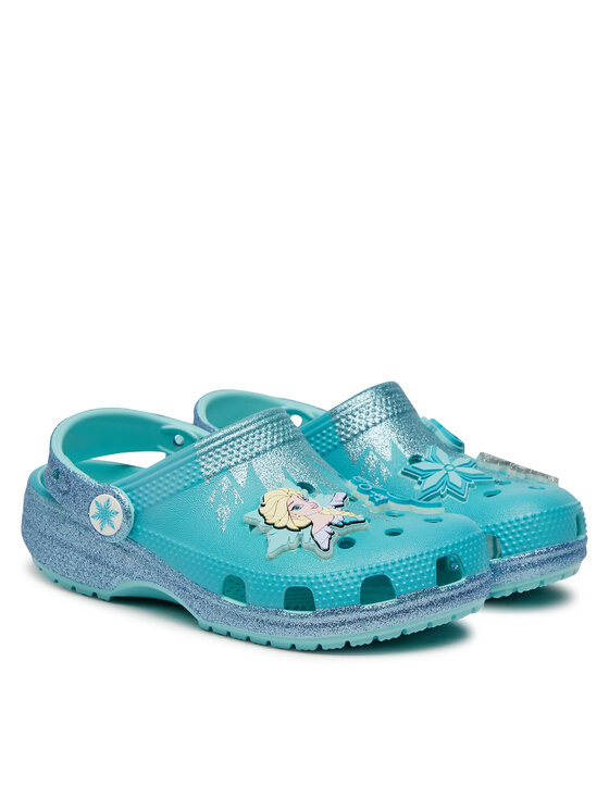 Шлепанцы Crocsclassic Frozen Elsa Clog Kids 210235 Crocs, мультиколор — фото 2