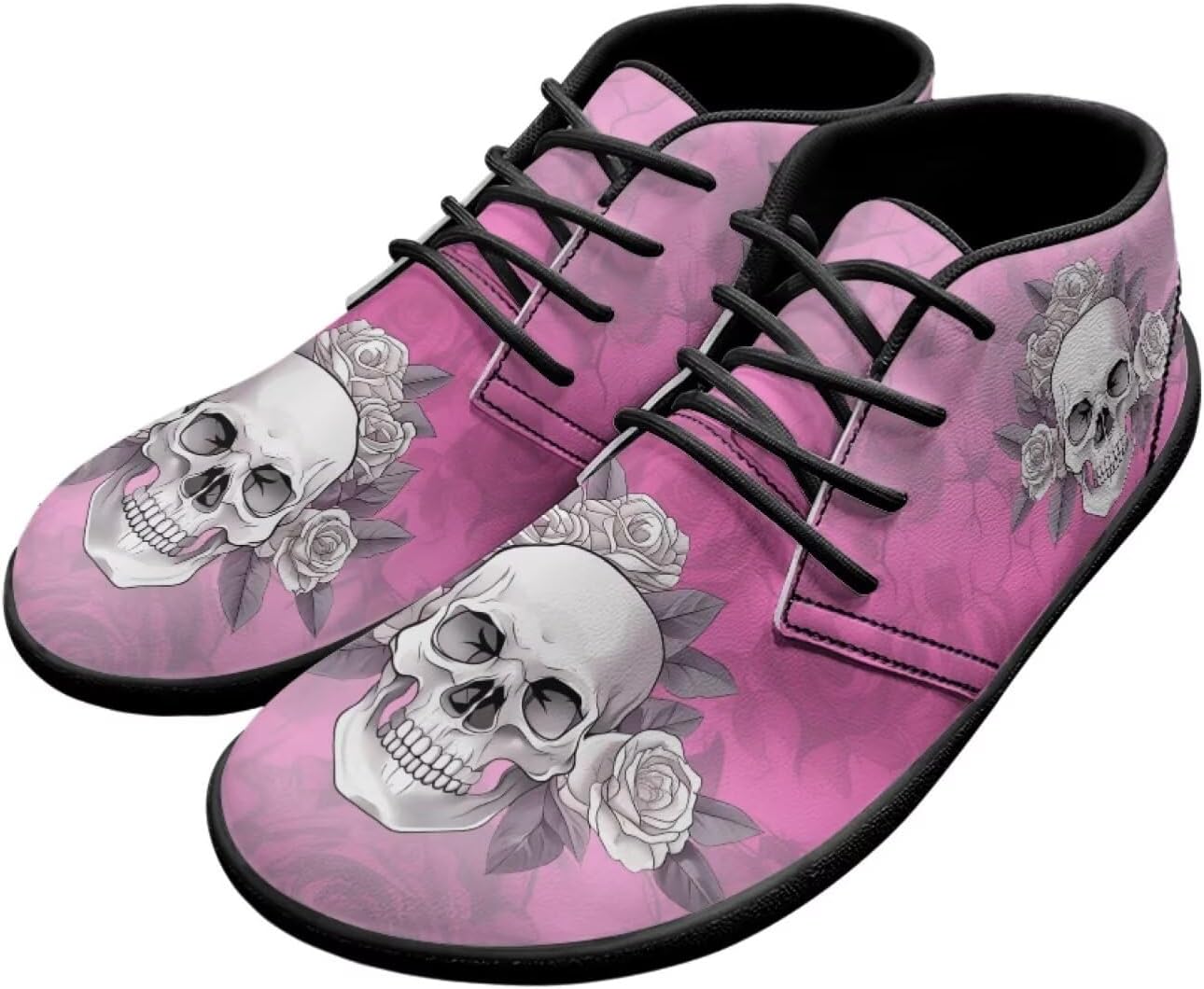 

Мужские кроссовки Men's Skull Barefoot с голой пяткой, с широким носком, для ходьбы, минималистичные кроссовки-тренеры с подошвой без подъема Pointodoor, розовый