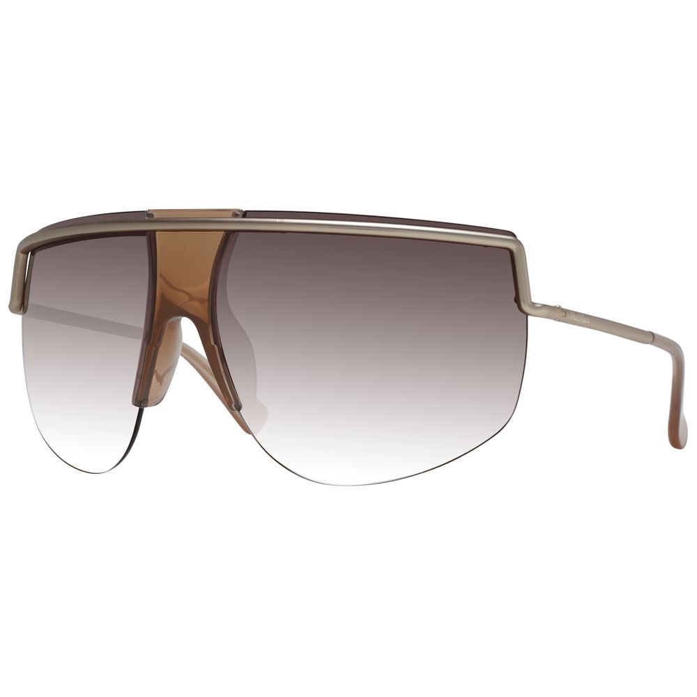 

Золотые женские солнцезащитные очки Max Mara