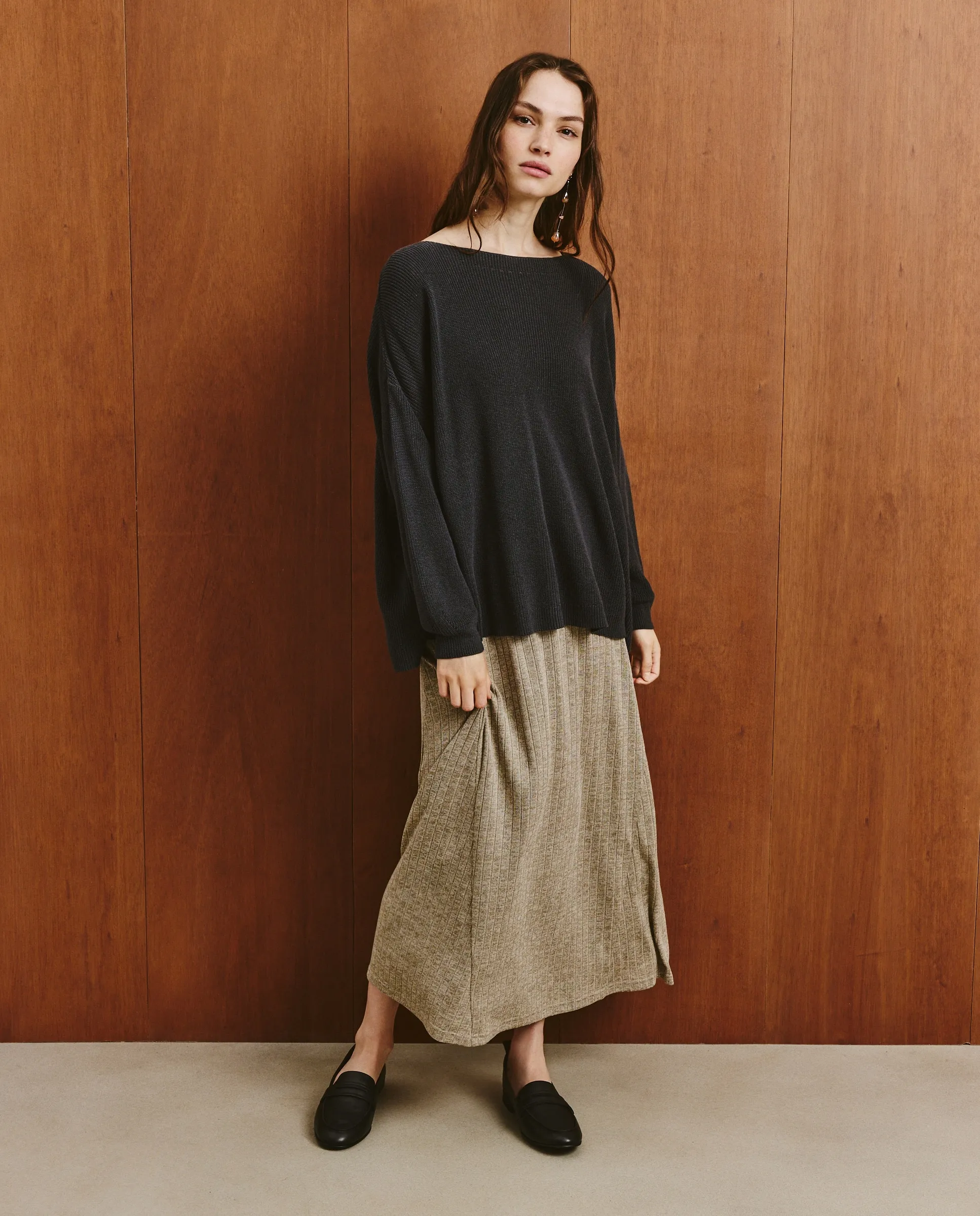 

Женская длинная однотонная юбка Southern Cotton, светло-коричневый