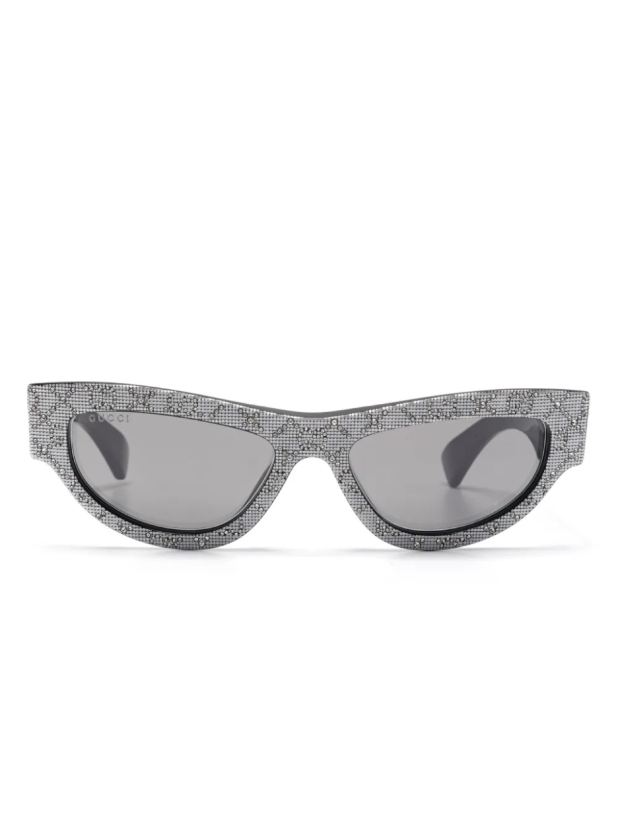 

Солнцезащитные очки в оправе «кошачий глаз» Gucci Eyewear, серебряный